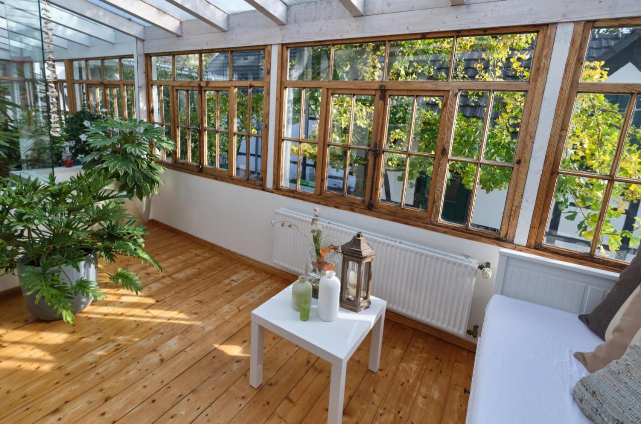 Ferienwohnung Im Fachwerkhof 'Haus In Bewegung' Seelscheid Екстериор снимка